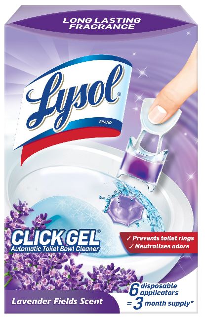 LYSOL Click Gel Automatic Toilet Bowl Cleaner  Lavender Fields Discontinued Dec 1 2020